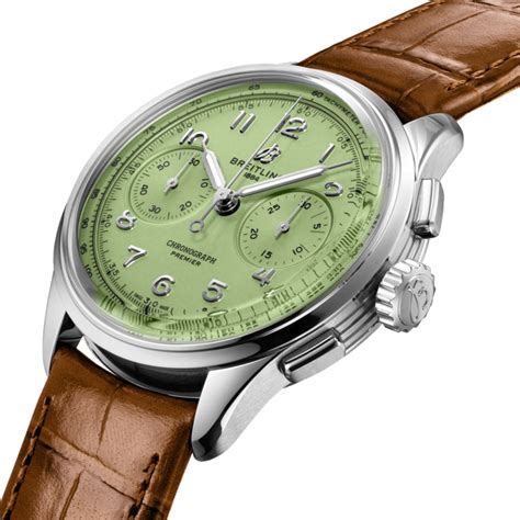 breitling premier b01 pistachio|breitling premier b09 review.